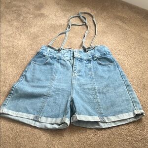 Women's Blue Denim Shorts with cute stripes 🩵💙
